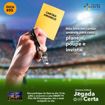 Concurso Cultural Jogada Certa DICA 5