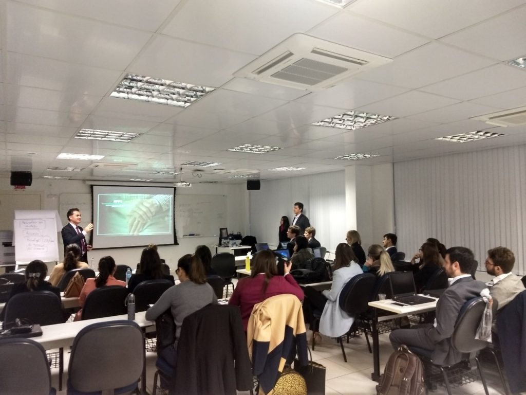 Palestra realizada na Academia Judicial aos novos magistrados catarinenses