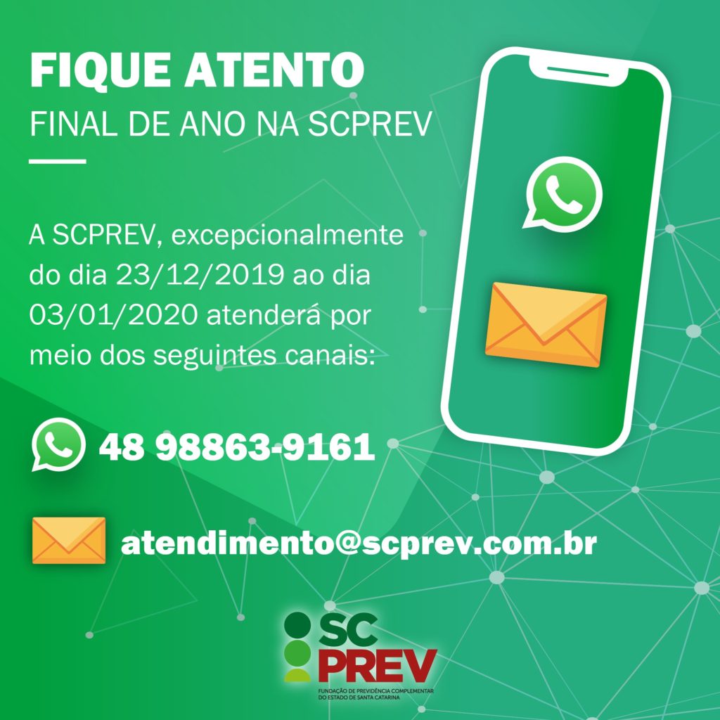 Fique atento Final de Ano na SCPREV