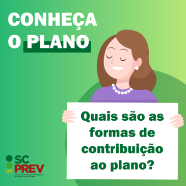 Quais são as formas de contribuição ao plano?