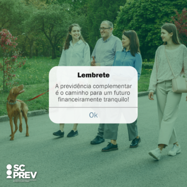A previdência complementar é o caminho para um futuro financeiramente tranquilo!
