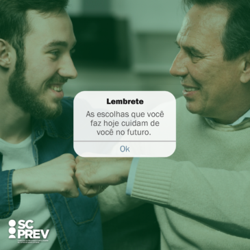 As escolhas que você faz hoje cuidam de você no futuro