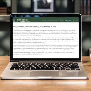 SCPREV na mídia – Revista Investidor Institucional destaca Estudo da Previc que indica viabilidade econômica da SCPREV