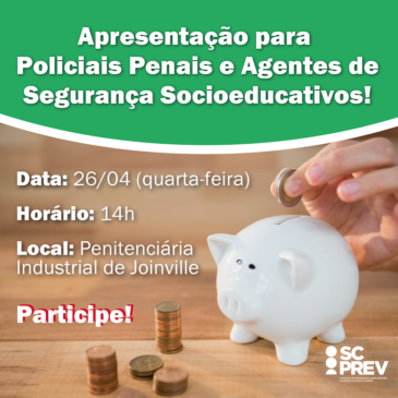 Apresentação para Policiais Penais e Agentes de Segurança Socioeducativos