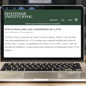 SCPREV na mídia – Revista Investidor Institucional destaca rentabilidade da SCPREV