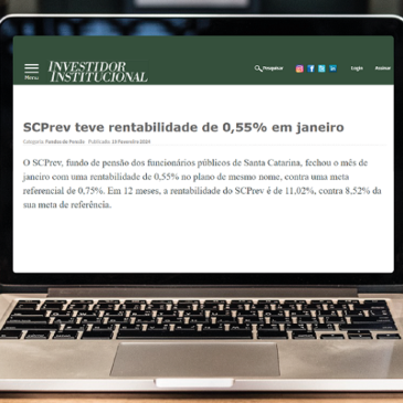 SCPREV na mídia – Revista Investidor Institucional destaca rentabilidade da SCPREV