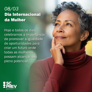 Feliz Dia Internacional da Mulher!