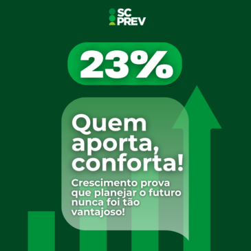 Aumento em 23% nos aportes reflete consciência e planejamento para o futuro.