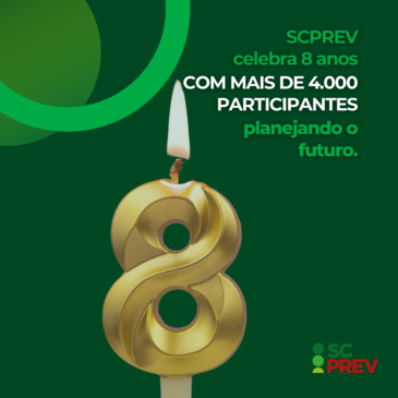 SCPREV celebra 8 anos de crescimento e compromisso com os participantes