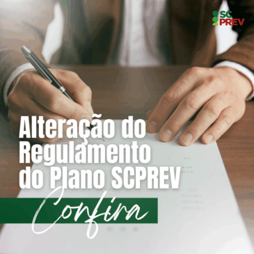 Alteração do Regulamento do Plano SCPREV; confira