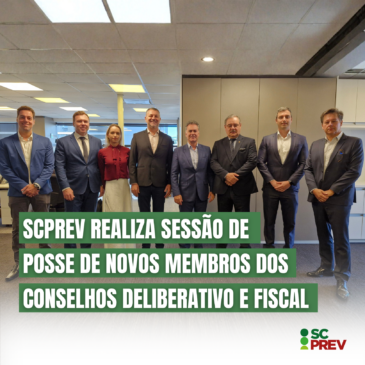 SCPREV realiza sessão de posse de novos membros dos Conselhos Deliberativo e Fiscal
